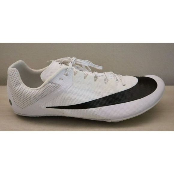 Nike DC8753 100 Men's Sz 13 White Zoom Rival Sprint 10 Track & Field Cleats - Picture 4 of 6